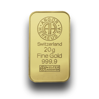 Zlata palica Argor-Heraeus 20 g