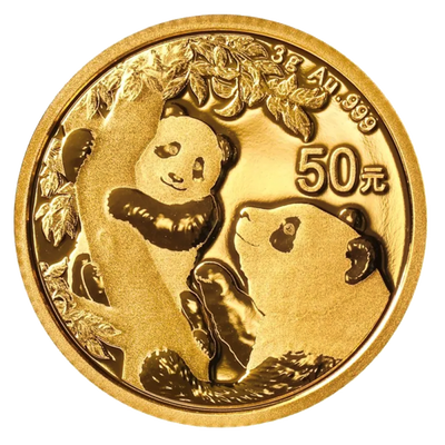 Zlatnik Panda 3 g 2021