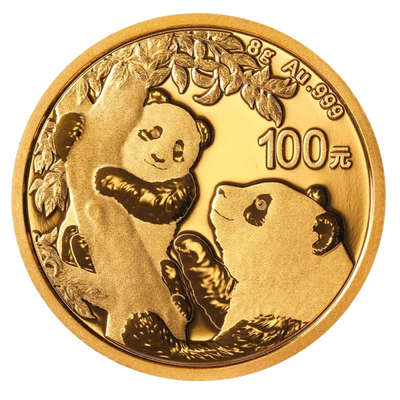 Zlatnik Panda 8 g 2023
