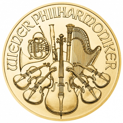 Zlatnik Austria Philharmonic 1/25 Ounce 2023