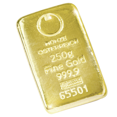 Zlata palica Austrian Mint 250 g